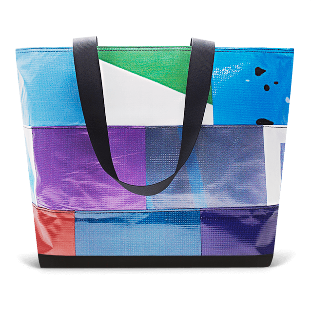 Patchwork Zippered Blake Tote