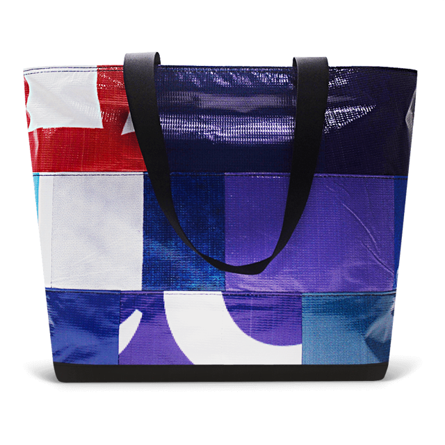 Patchwork Zippered Blake Tote