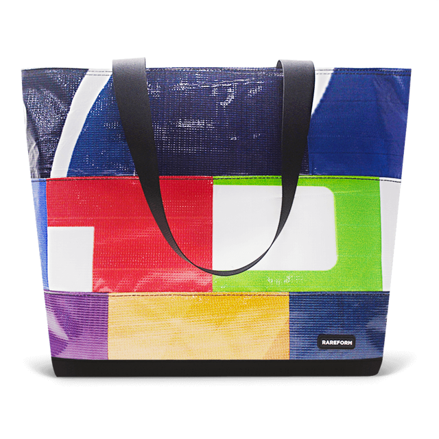 Patchwork Zippered Blake Tote