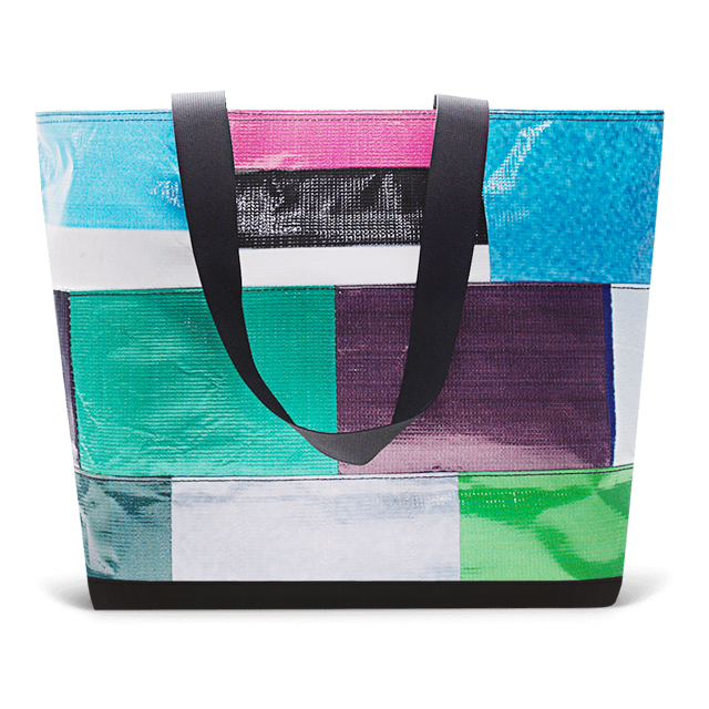 Patchwork Zippered Blake Tote
