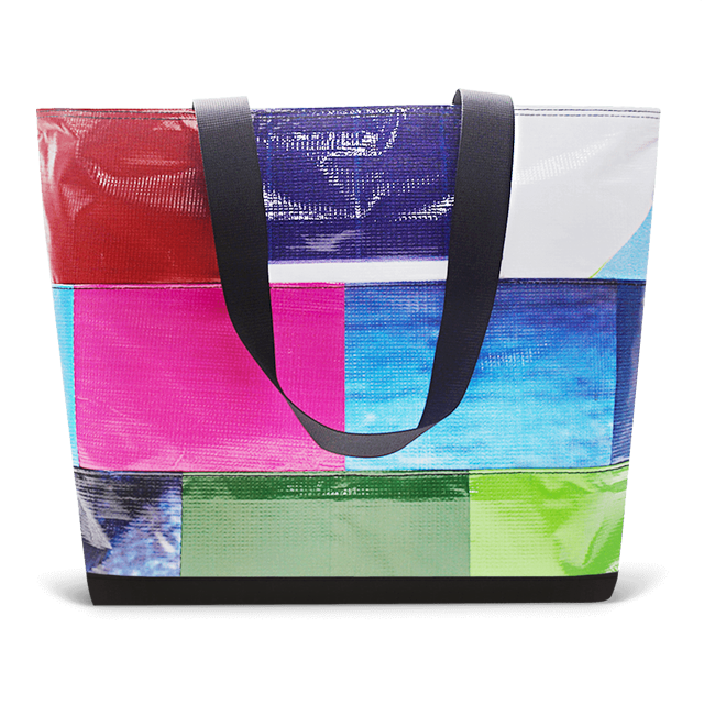 Patchwork Zippered Blake Tote