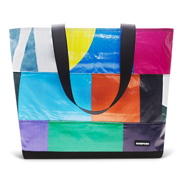 Patchwork Zippered Blake Tote