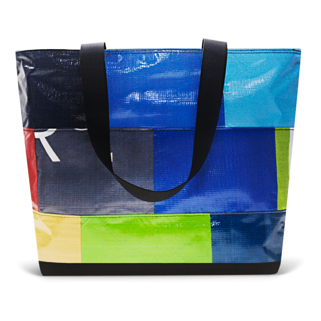 Patchwork Zippered Blake Tote