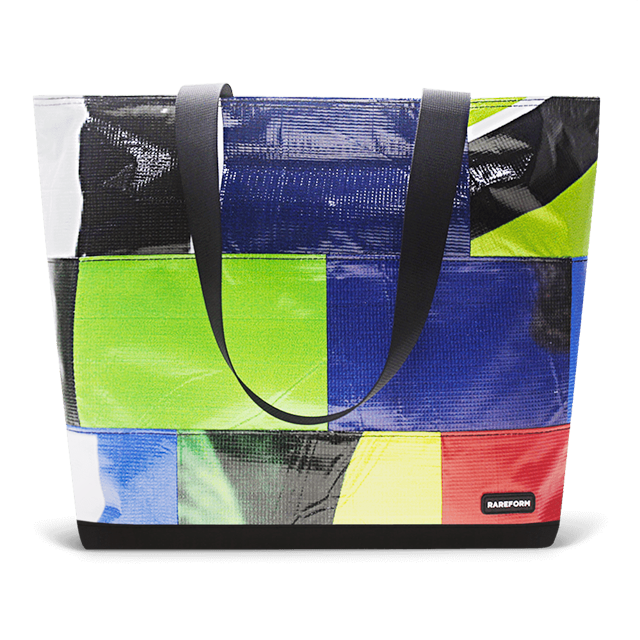 Patchwork Zippered Blake Tote