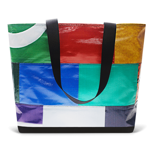 Patchwork Zippered Blake Tote