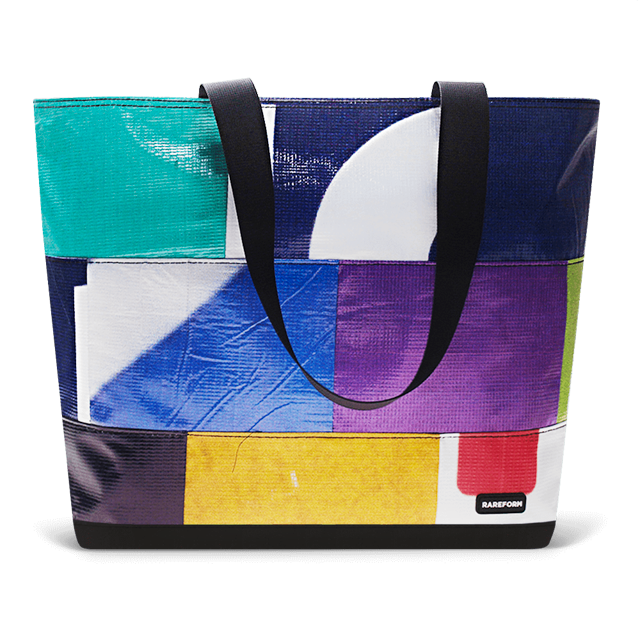 Patchwork Zippered Blake Tote