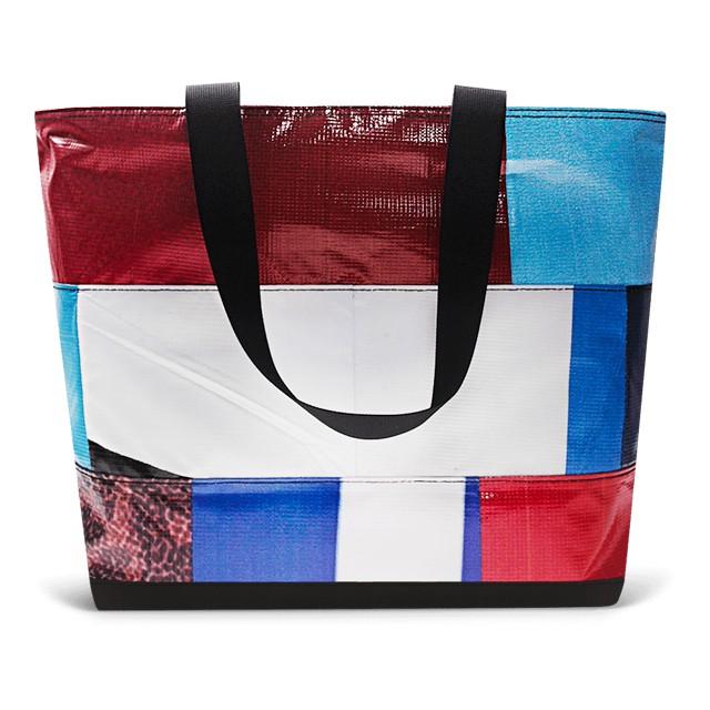 Patchwork Zippered Blake Tote