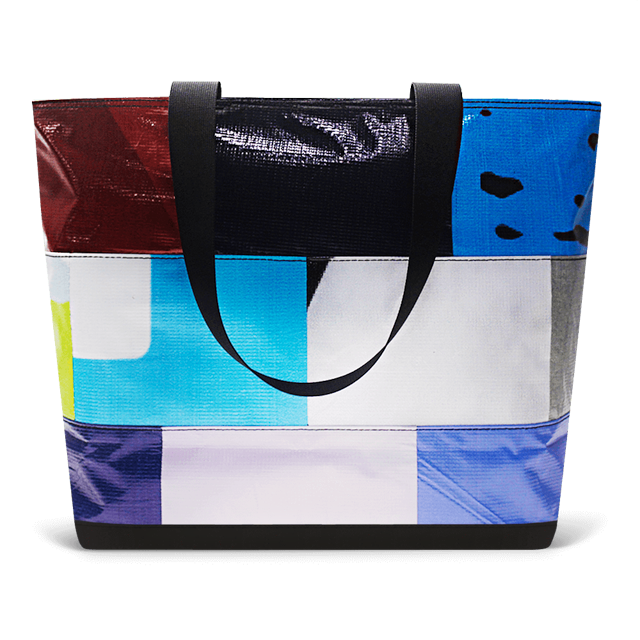 Patchwork Zippered Blake Tote