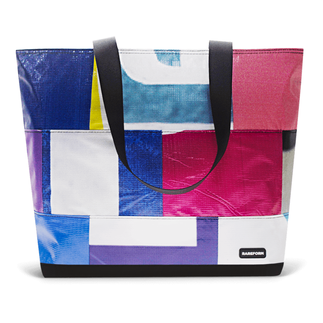 Patchwork Zippered Blake Tote