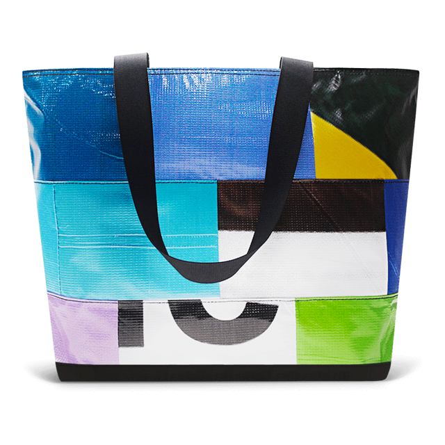 Patchwork Zippered Blake Tote