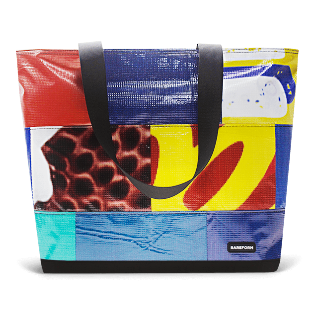 Patchwork Zippered Blake Tote