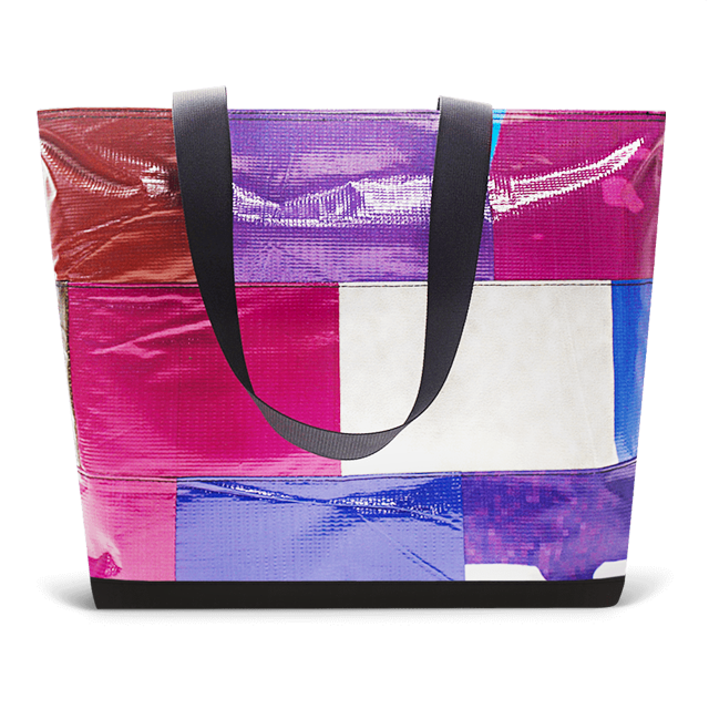 Patchwork Zippered Blake Tote