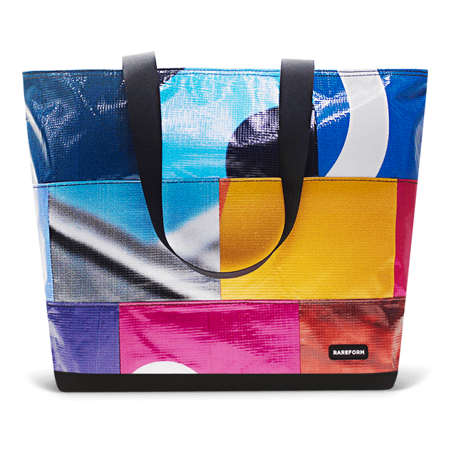 Patchwork Zippered Blake Tote