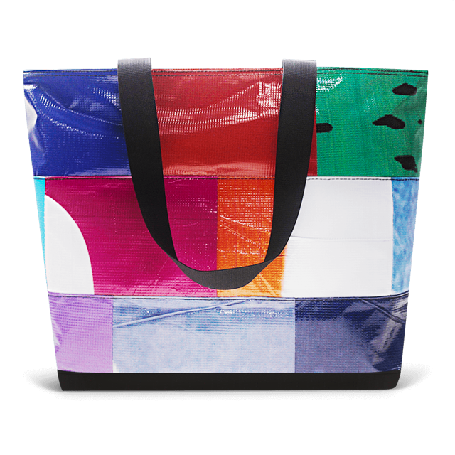Patchwork Zippered Blake Tote