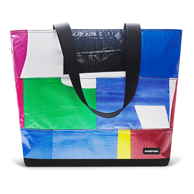 Patchwork Zippered Blake Tote