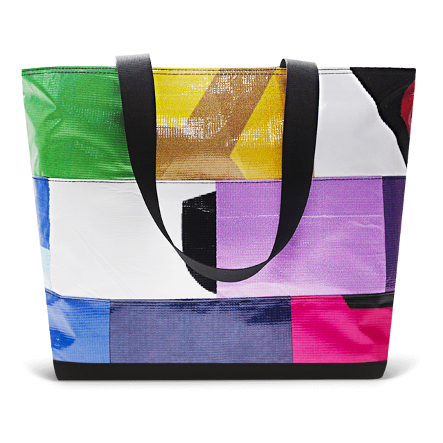 Patchwork Zippered Blake Tote