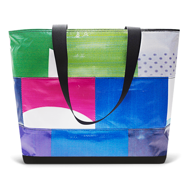 Patchwork Zippered Blake Tote