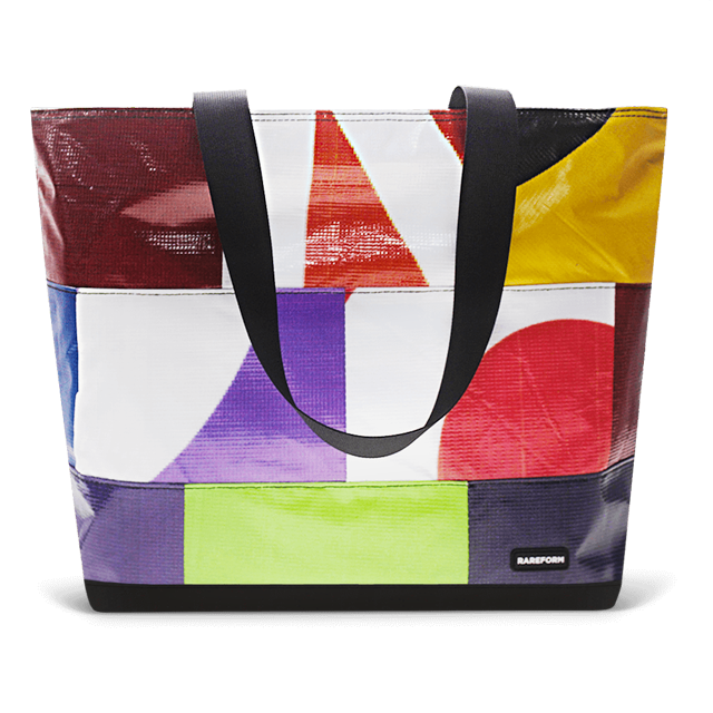 Patchwork Zippered Blake Tote