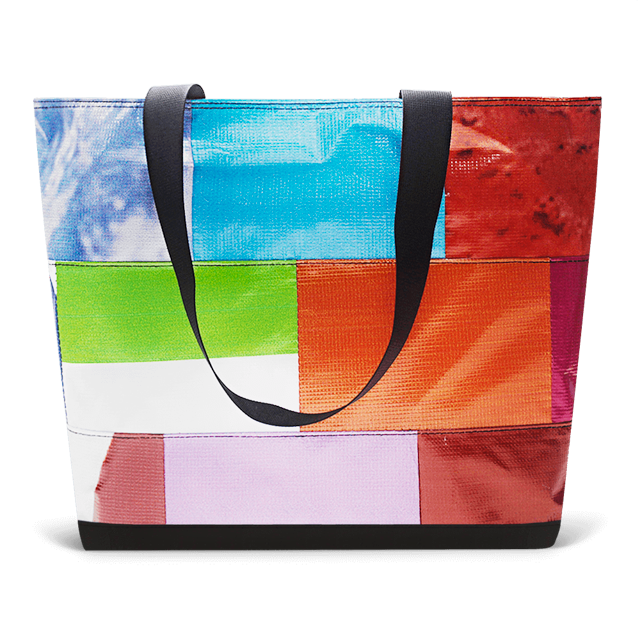Patchwork Zippered Blake Tote