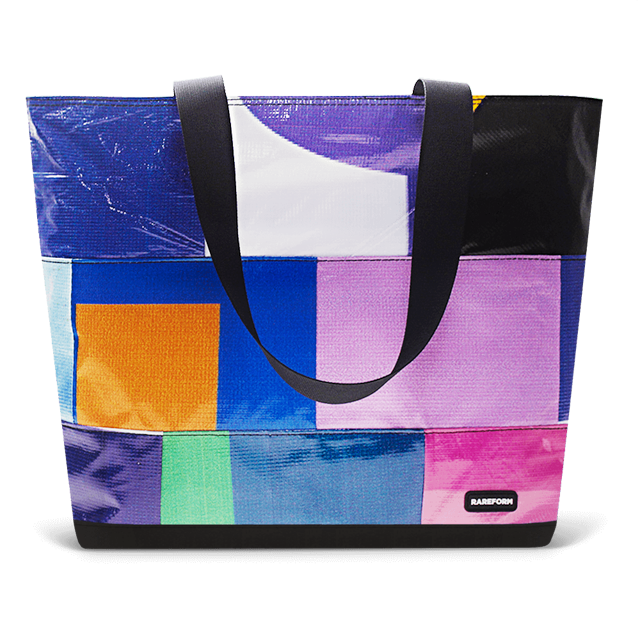 Patchwork Zippered Blake Tote