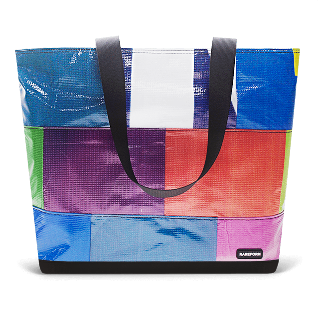 Patchwork Zippered Blake Tote