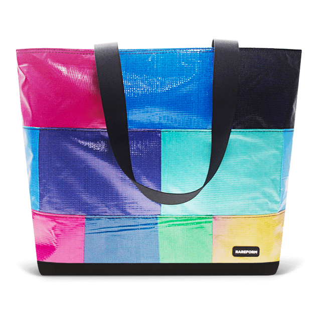 Patchwork Zippered Blake Tote