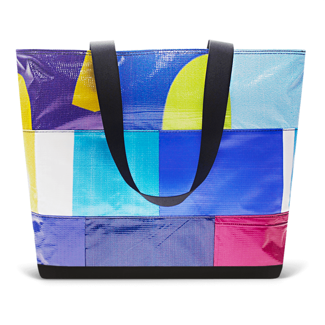 Patchwork Zippered Blake Tote