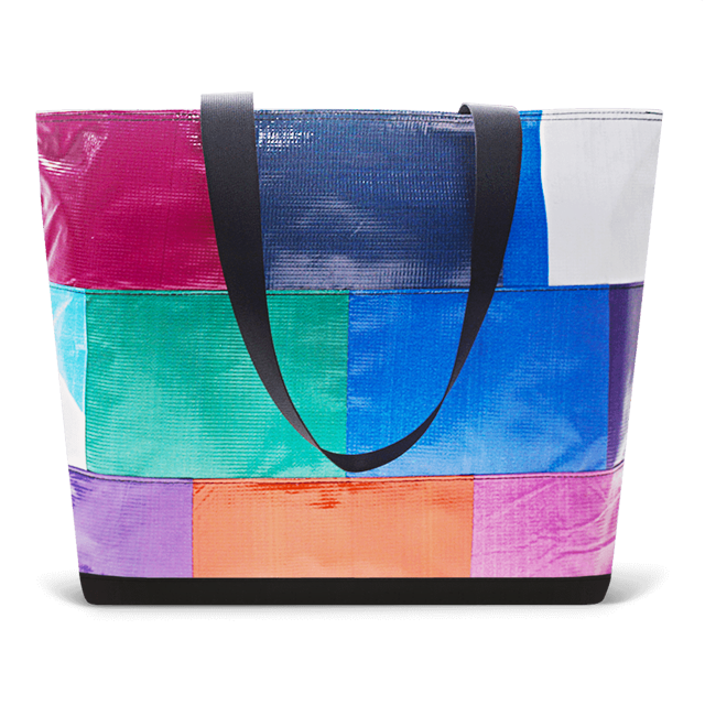Patchwork Zippered Blake Tote