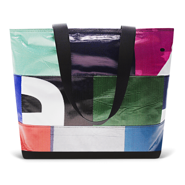 Patchwork Zippered Blake Tote