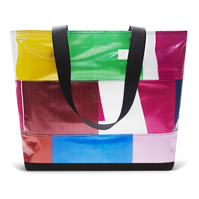 Patchwork Zippered Blake Tote