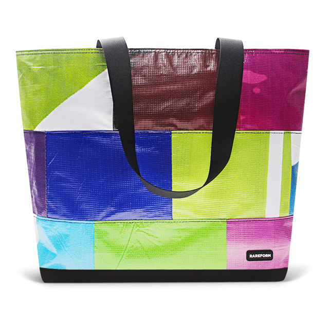 Patchwork Zippered Blake Tote