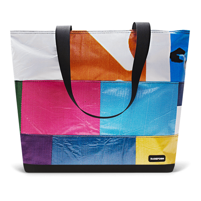 Patchwork Zippered Blake Tote