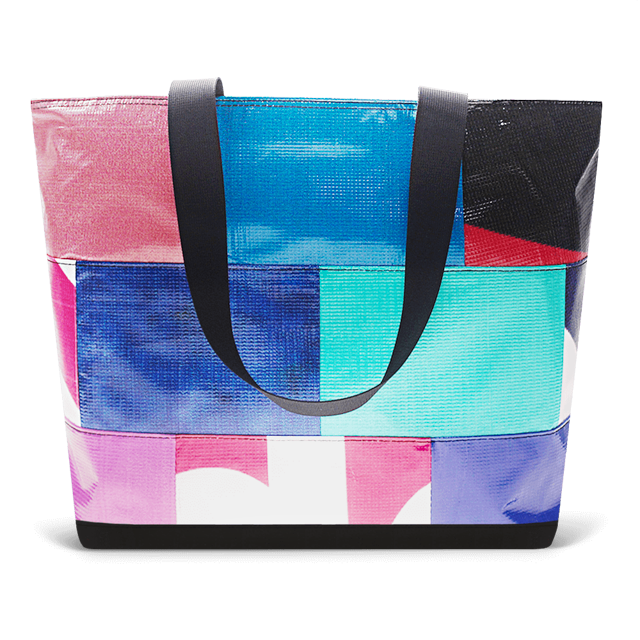 Patchwork Zippered Blake Tote