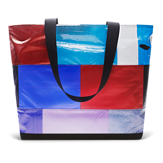 Patchwork Zippered Blake Tote