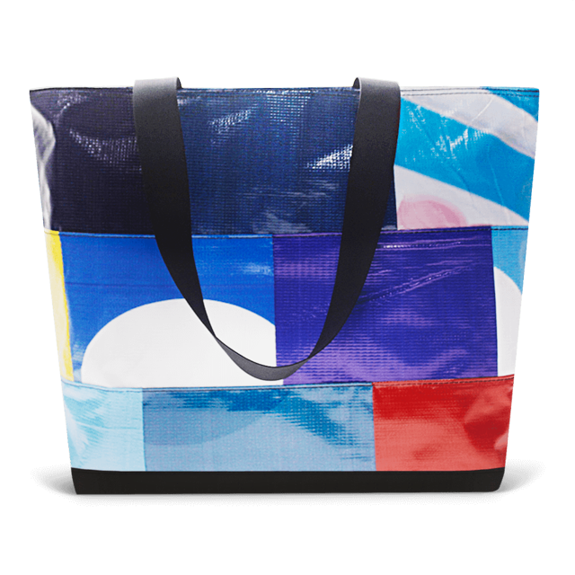 Patchwork Zippered Blake Tote