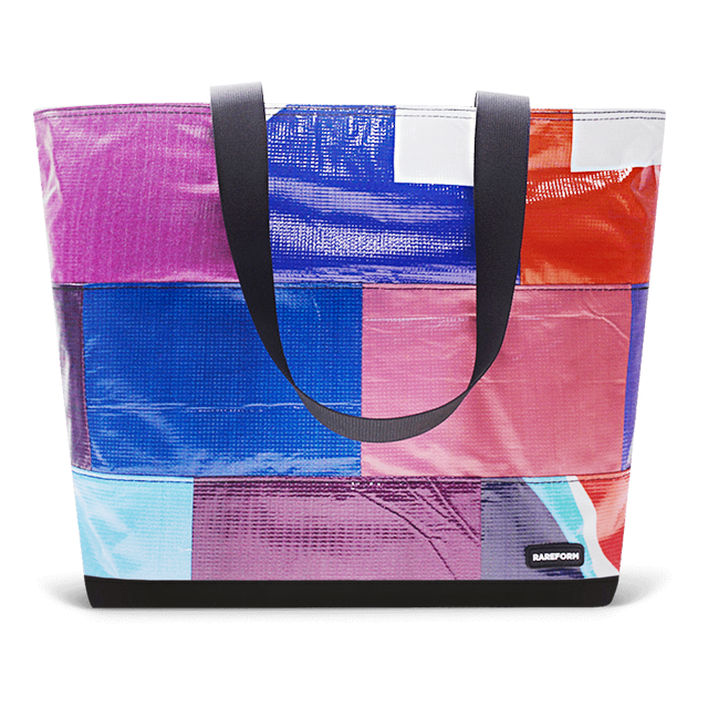 Patchwork Zippered Blake Tote