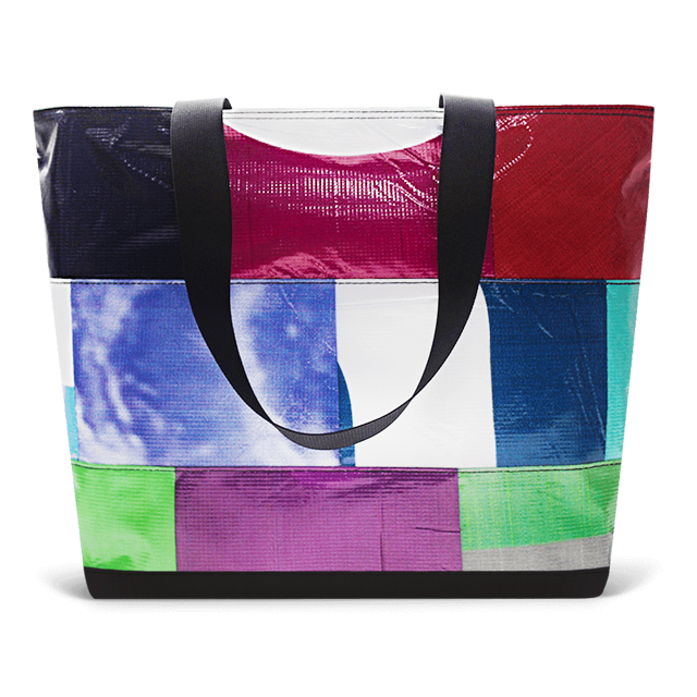 Patchwork Zippered Blake Tote