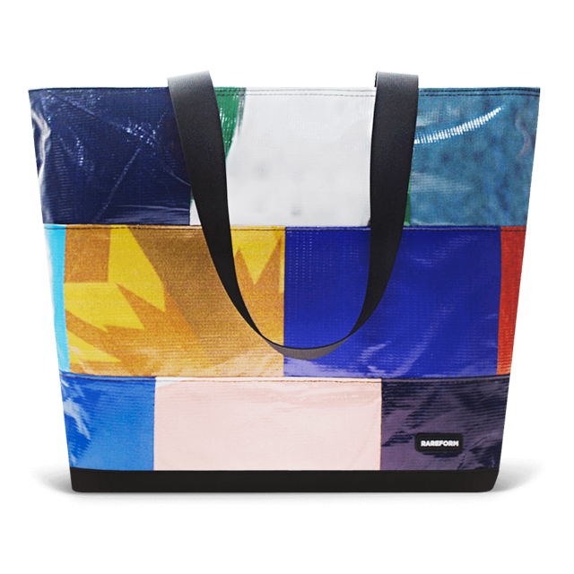 Patchwork Zippered Blake Tote