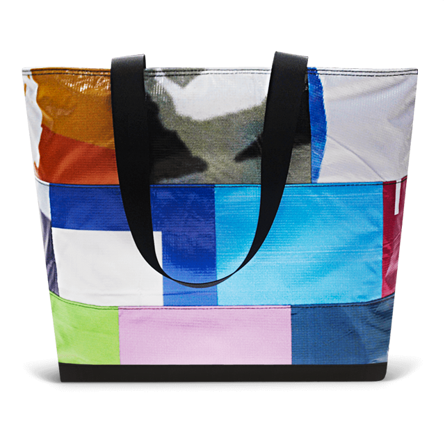 Patchwork Zippered Blake Tote