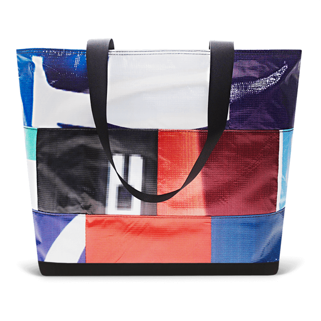 Patchwork Zippered Blake Tote