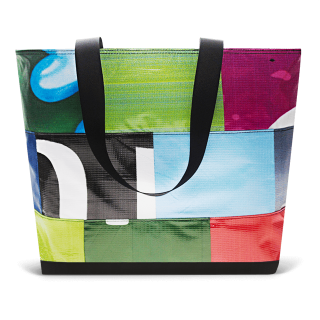 Patchwork Zippered Blake Tote