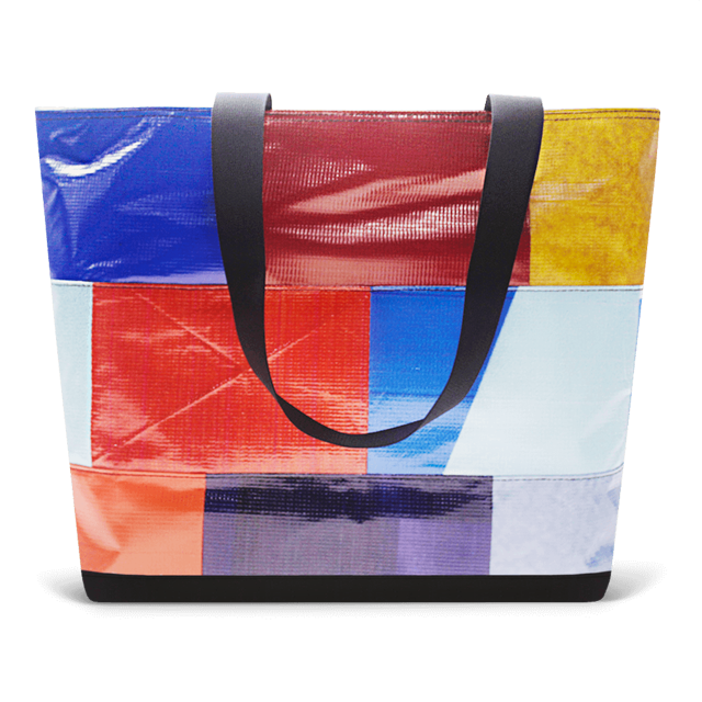 Patchwork Zippered Blake Tote
