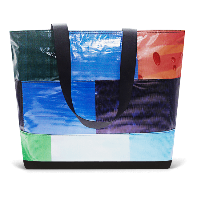 Patchwork Zippered Blake Tote