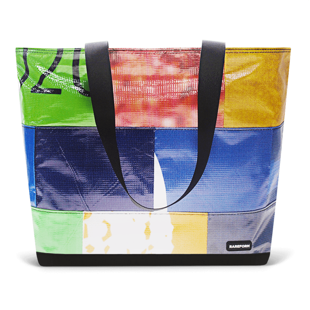 Patchwork Zippered Blake Tote