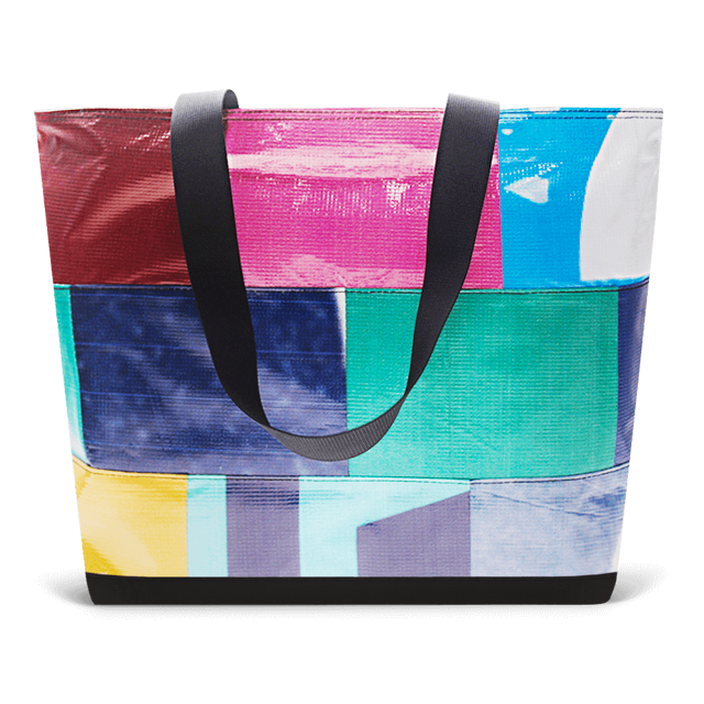 Patchwork Zippered Blake Tote