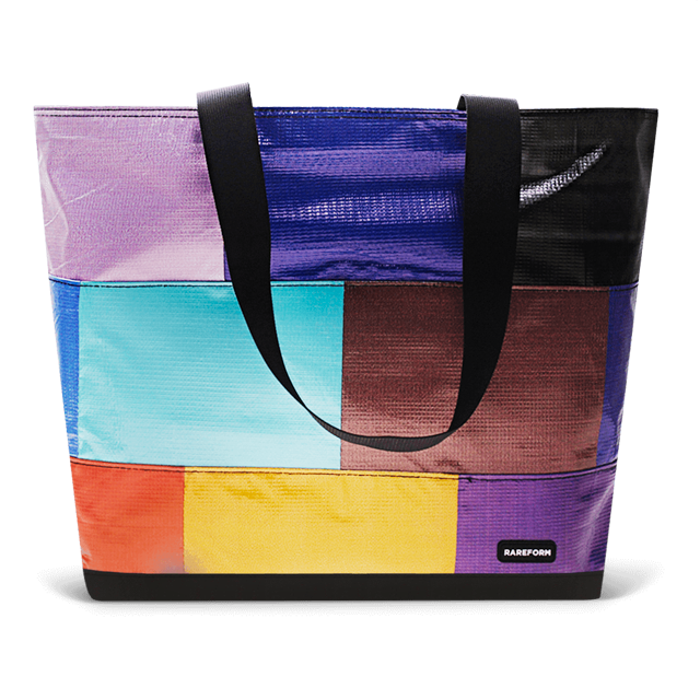 Patchwork Zippered Blake Tote