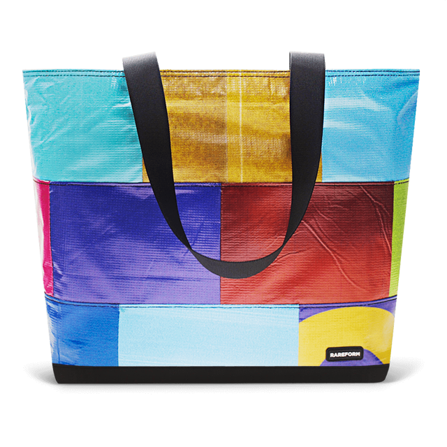 Patchwork Zippered Blake Tote