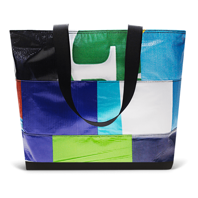 Patchwork Zippered Blake Tote