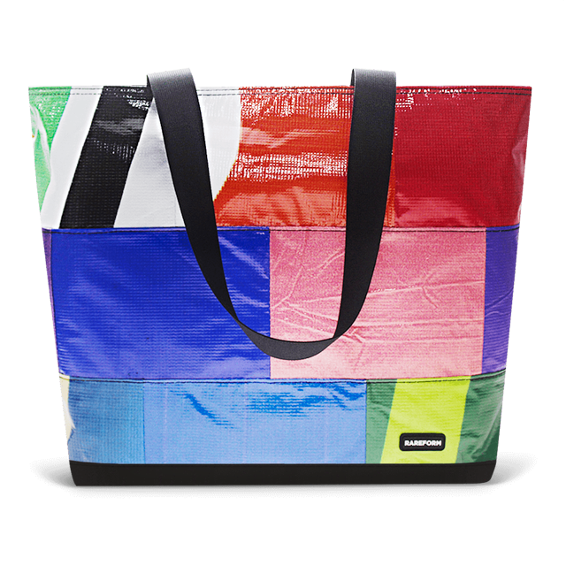 Patchwork Zippered Blake Tote