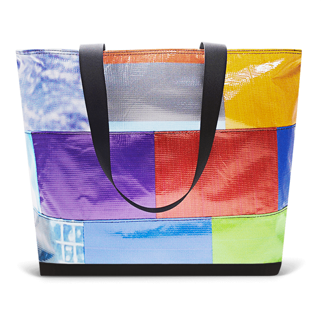Patchwork Zippered Blake Tote